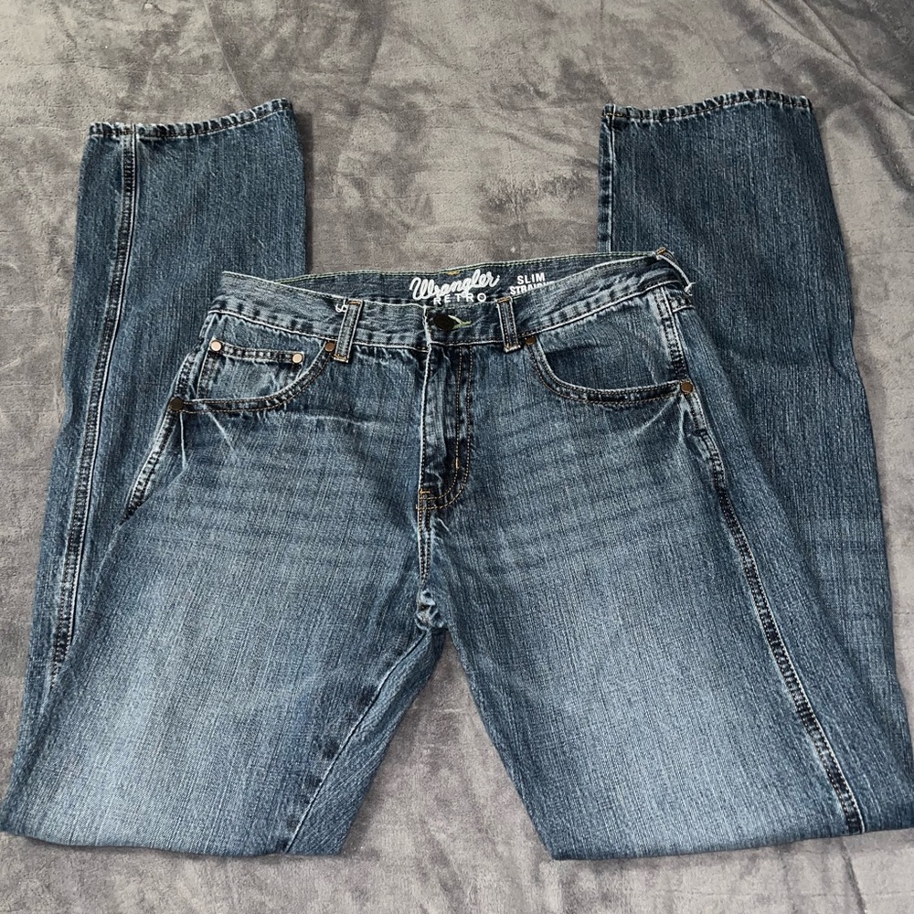 Men Retro Wrangler jean
